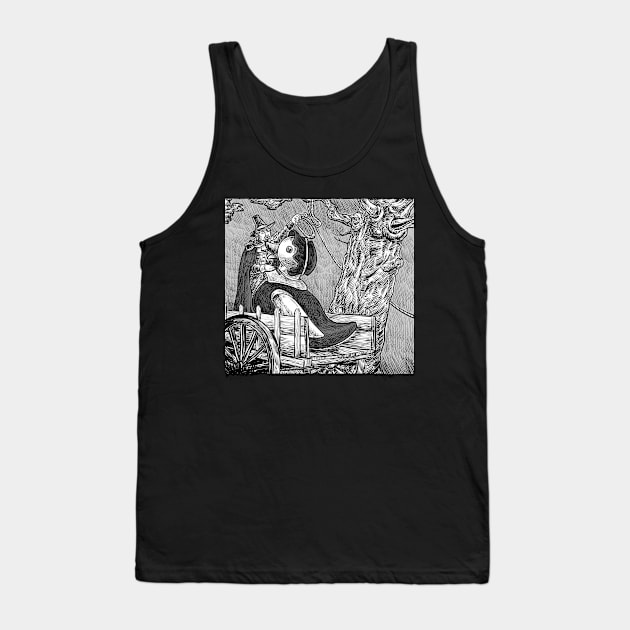 Witch Duck Hunt Tank Top by Sir Sasquatch Arts